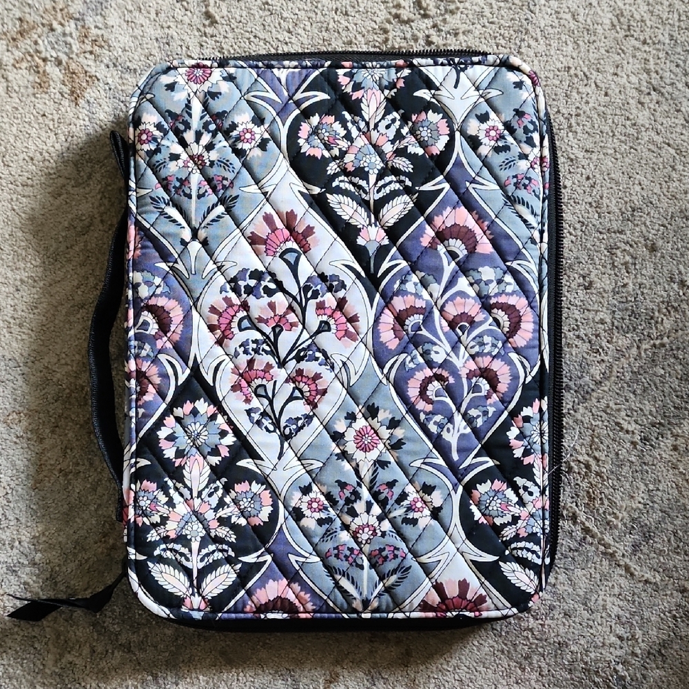 Vera Bradley Floral Tablet Cover - Black, Pink, Blue